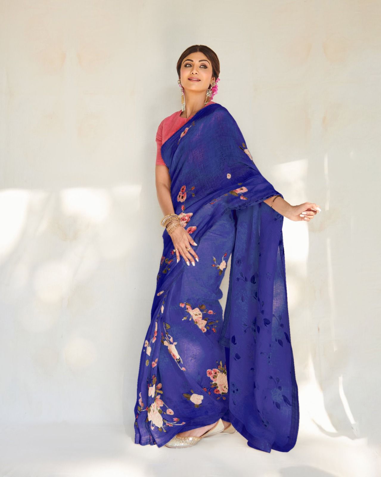 MG 256 Linen Printed Daily Wear Sarees Catalog